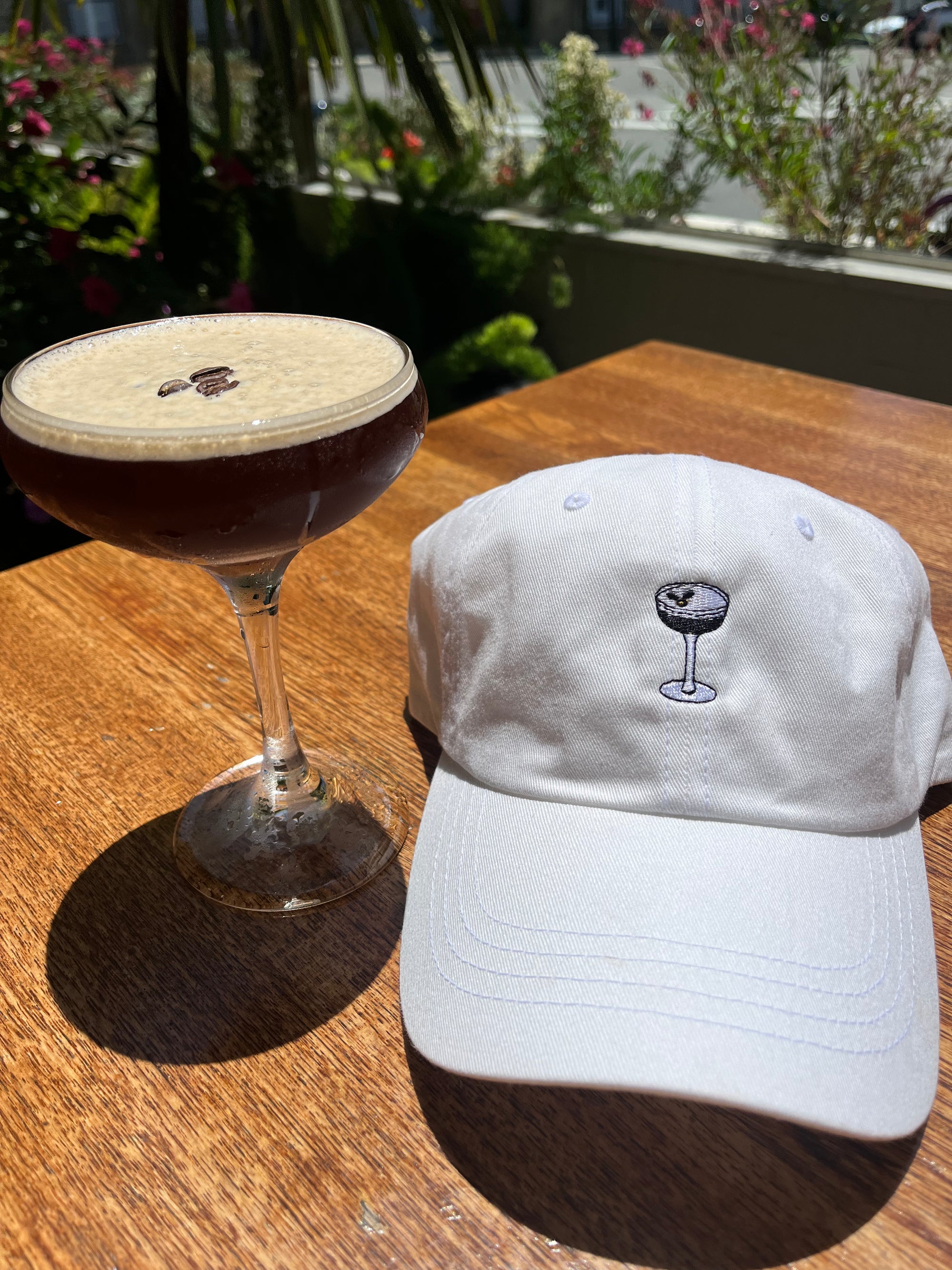 Espresso Martini Dad Hat – Embroidered Cocktail Hat for Women, Funny Going Out Cap, Bachelorette Party Accessory